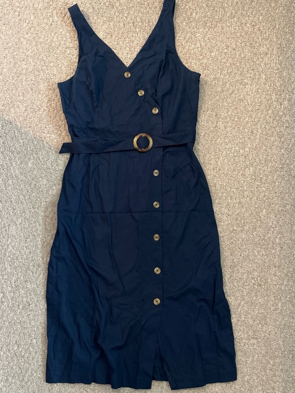 Time and Tru Navy Blue Dress Large 12-14